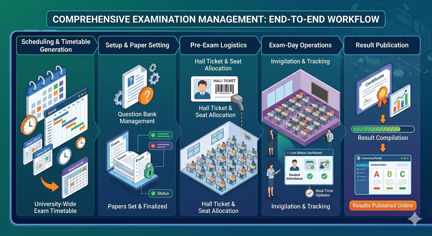 Comprehensive Examination Management: End-to-End Workflow