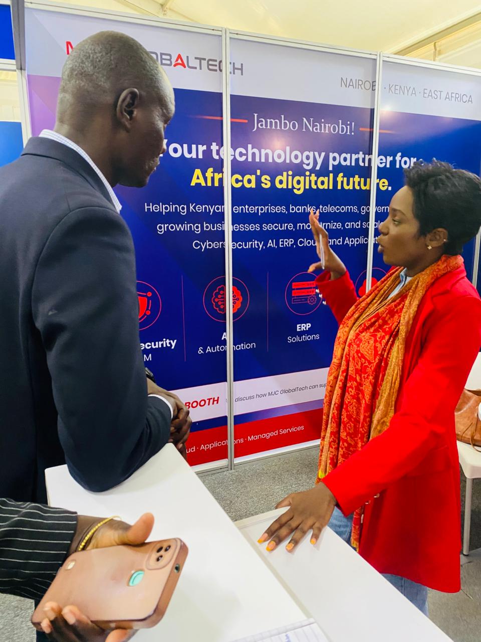 MJC GlobalTech booth at GITEX Kenya Nairobi