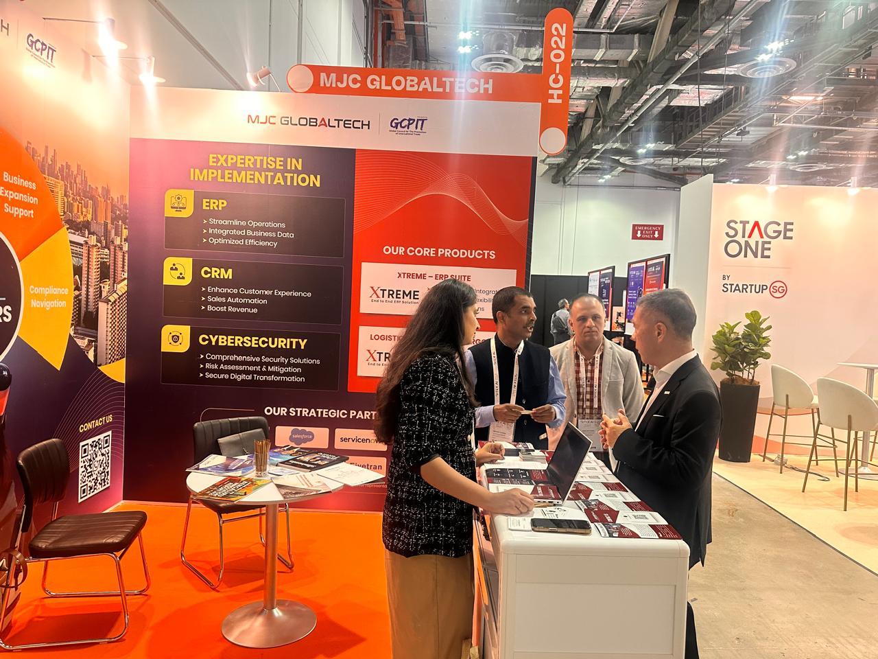 MJC GlobalTech booth HC-022 at GITEX Singapore