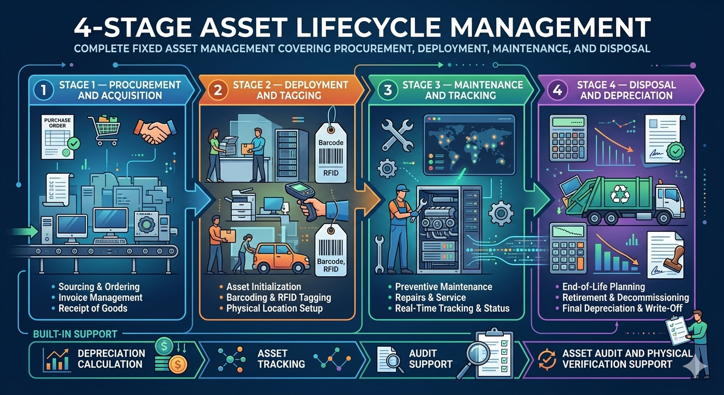 4-Stage Asset Lifecycle Management