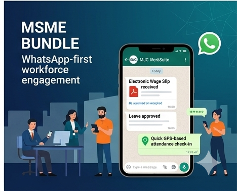 MSME Bundle — WhatsApp-first workforce engagement