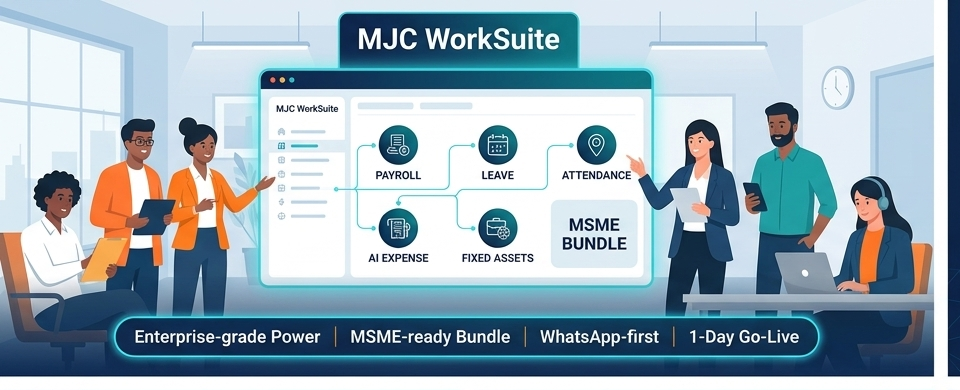 MJC WorkSuite — all modules at a glance